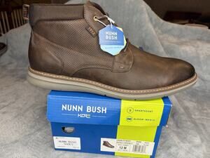 Nunn Bush Chase PT Chukka Boots Mens 12 M Brown Multi KORE Bloom Insole New